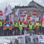 Protestul transportatorilor la Bruxelles, iunie 2016